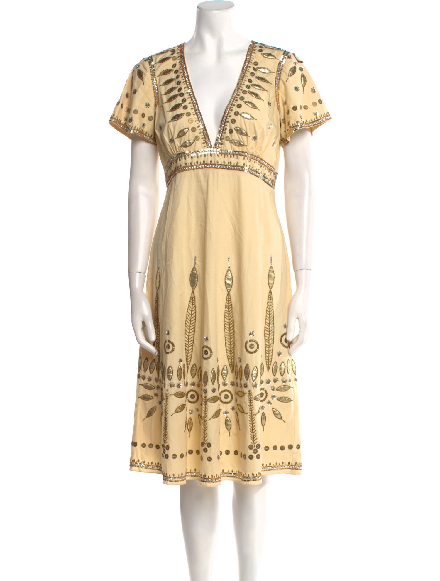 Temperley London Printed Midi Length Dress