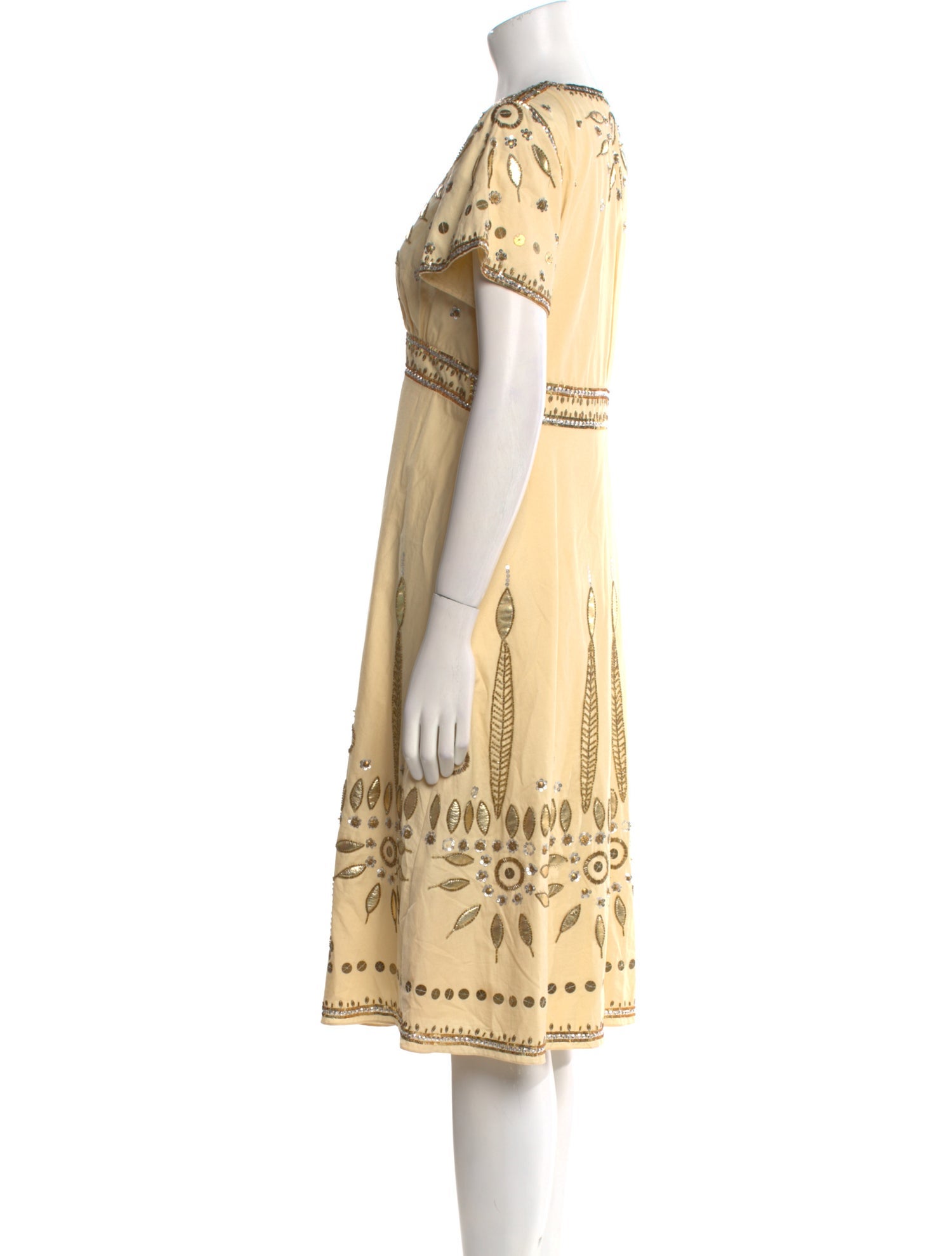 Temperley London Printed Midi Length Dress