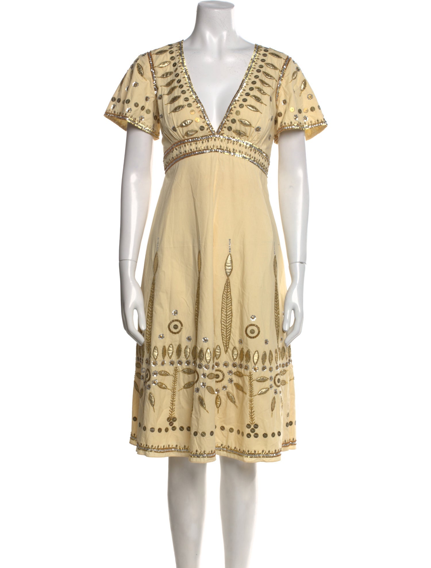 Temperley London Printed Midi Length Dress