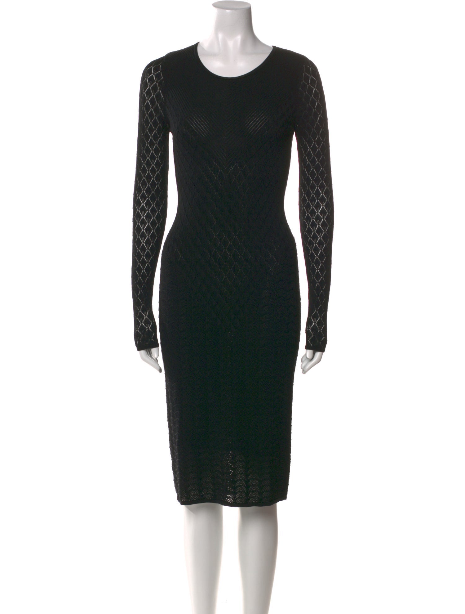 Temperley London Scoop Neck Knee-Length Dress