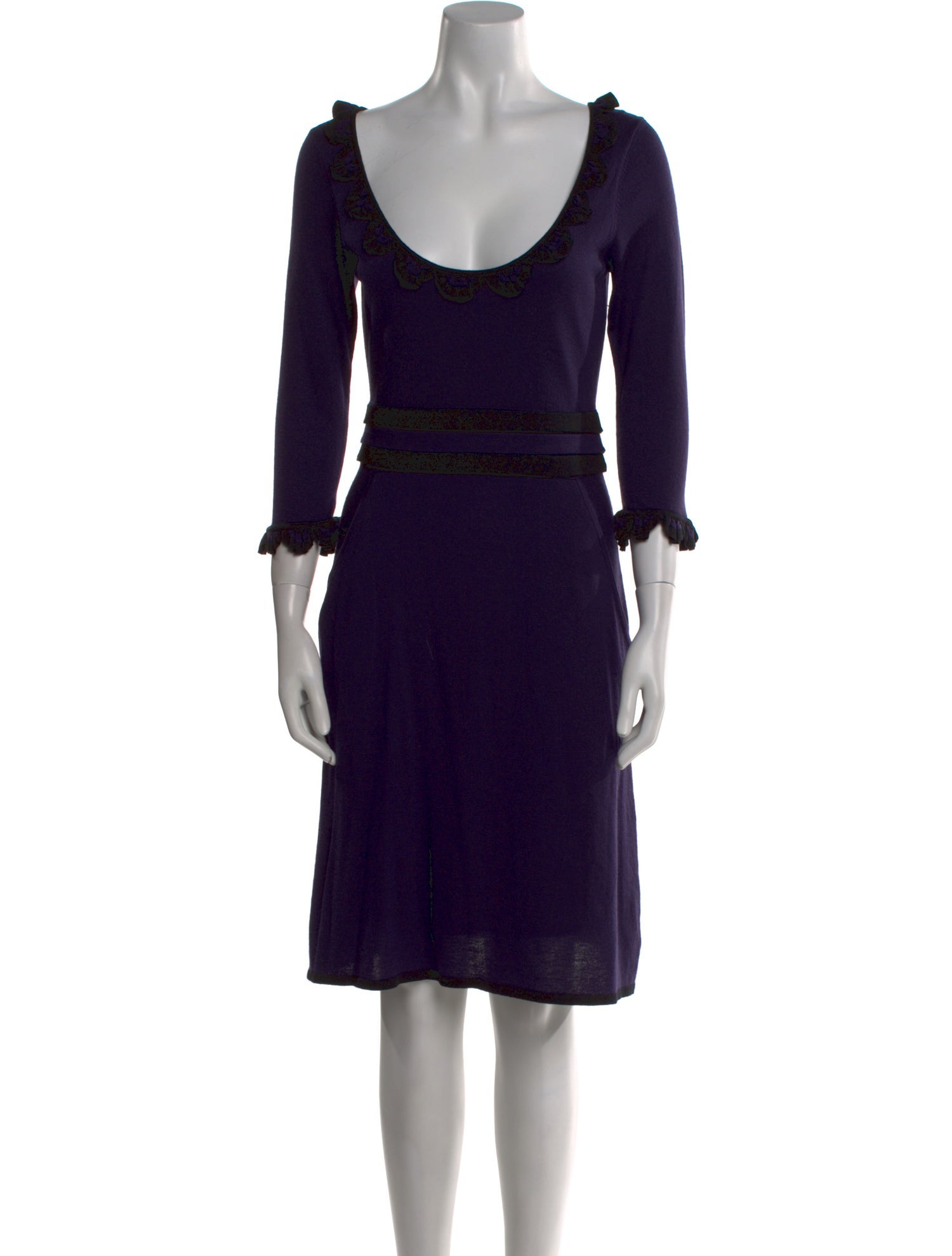 Temperley London Silk Knee-Length Dress