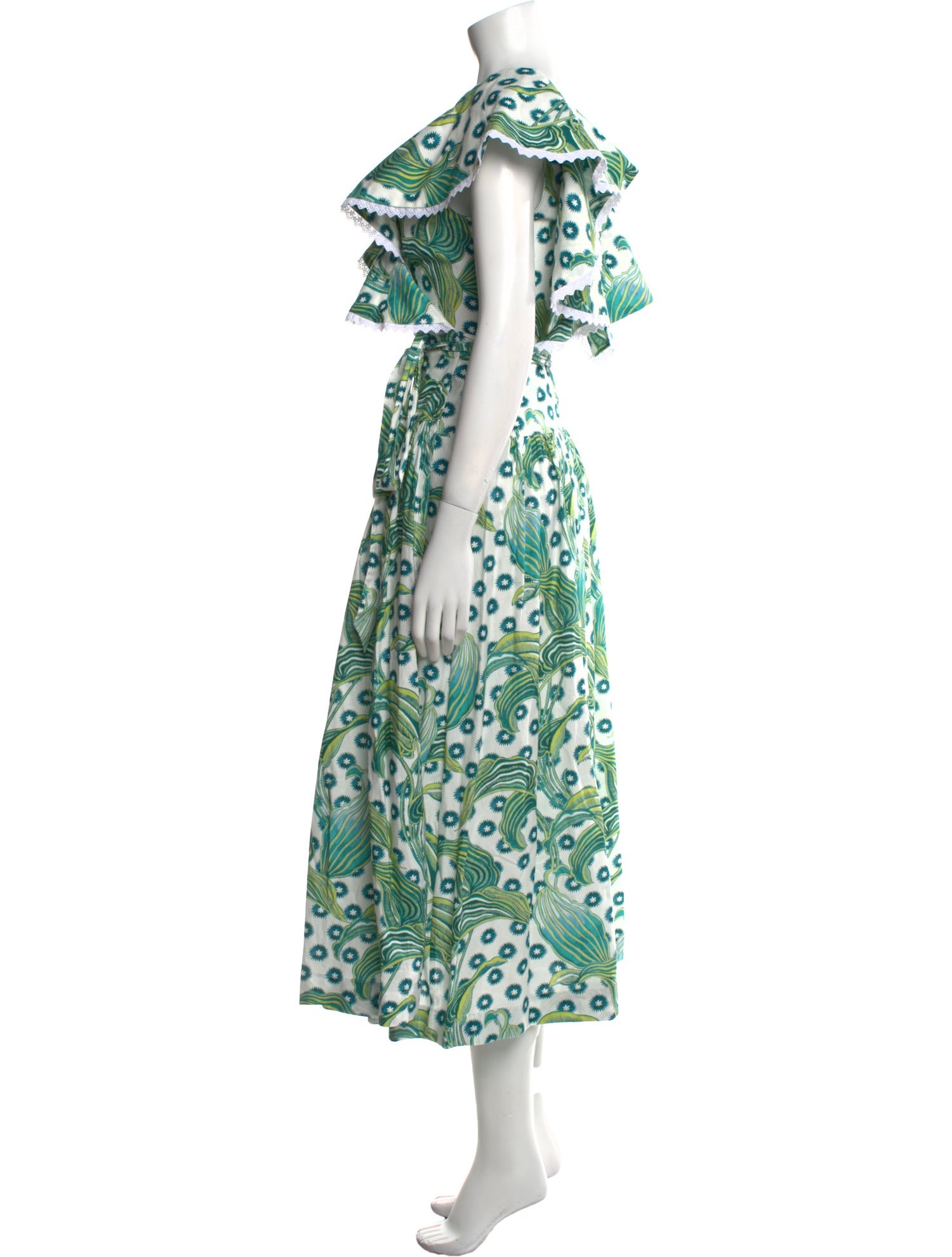 Temperley London Printed Long Dress