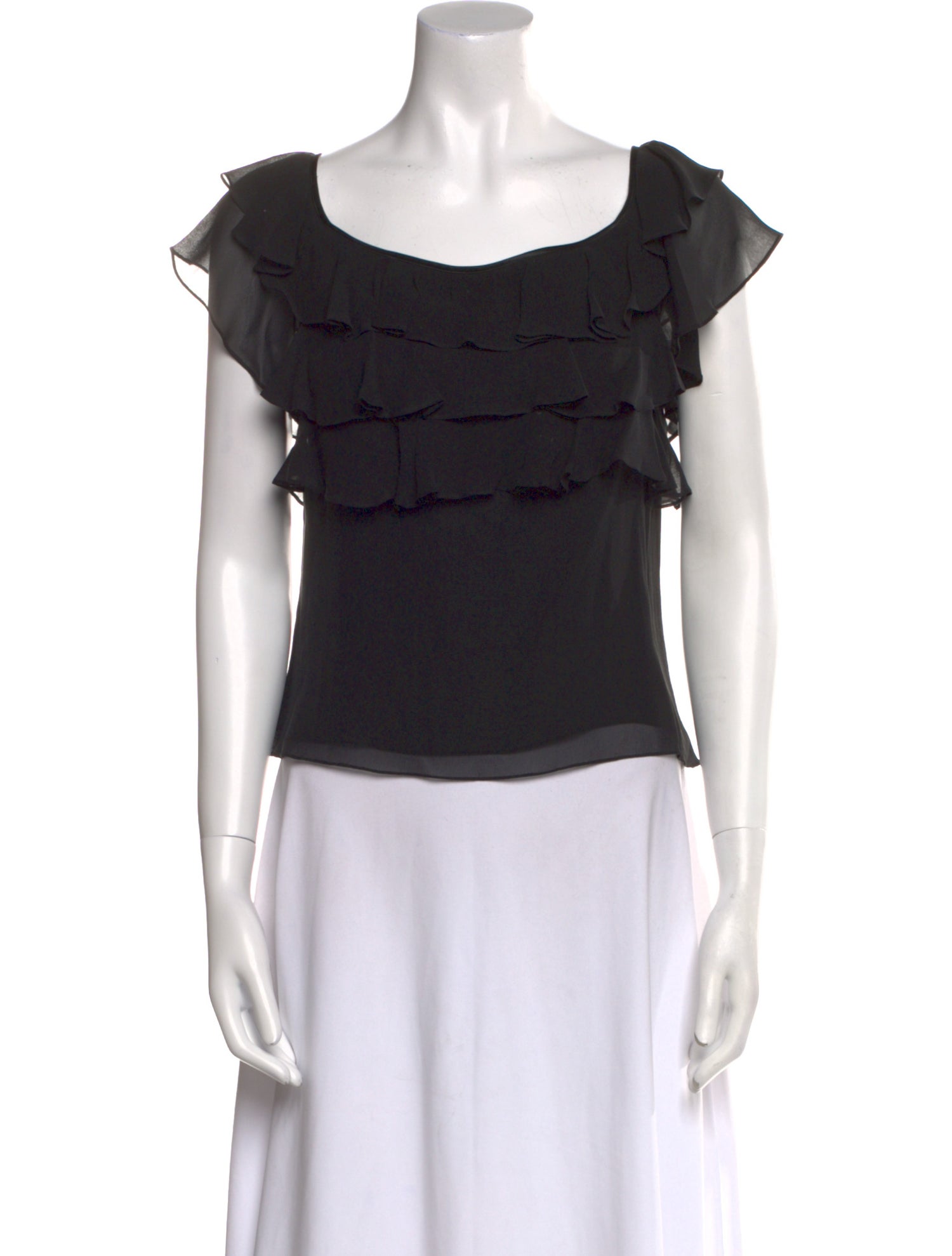 Temperley London Silk Off-The-Shoulder Blouse