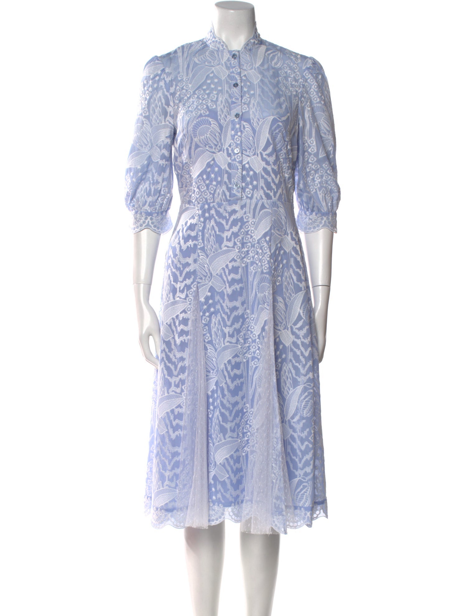 Temperley London Printed Midi Length Dress