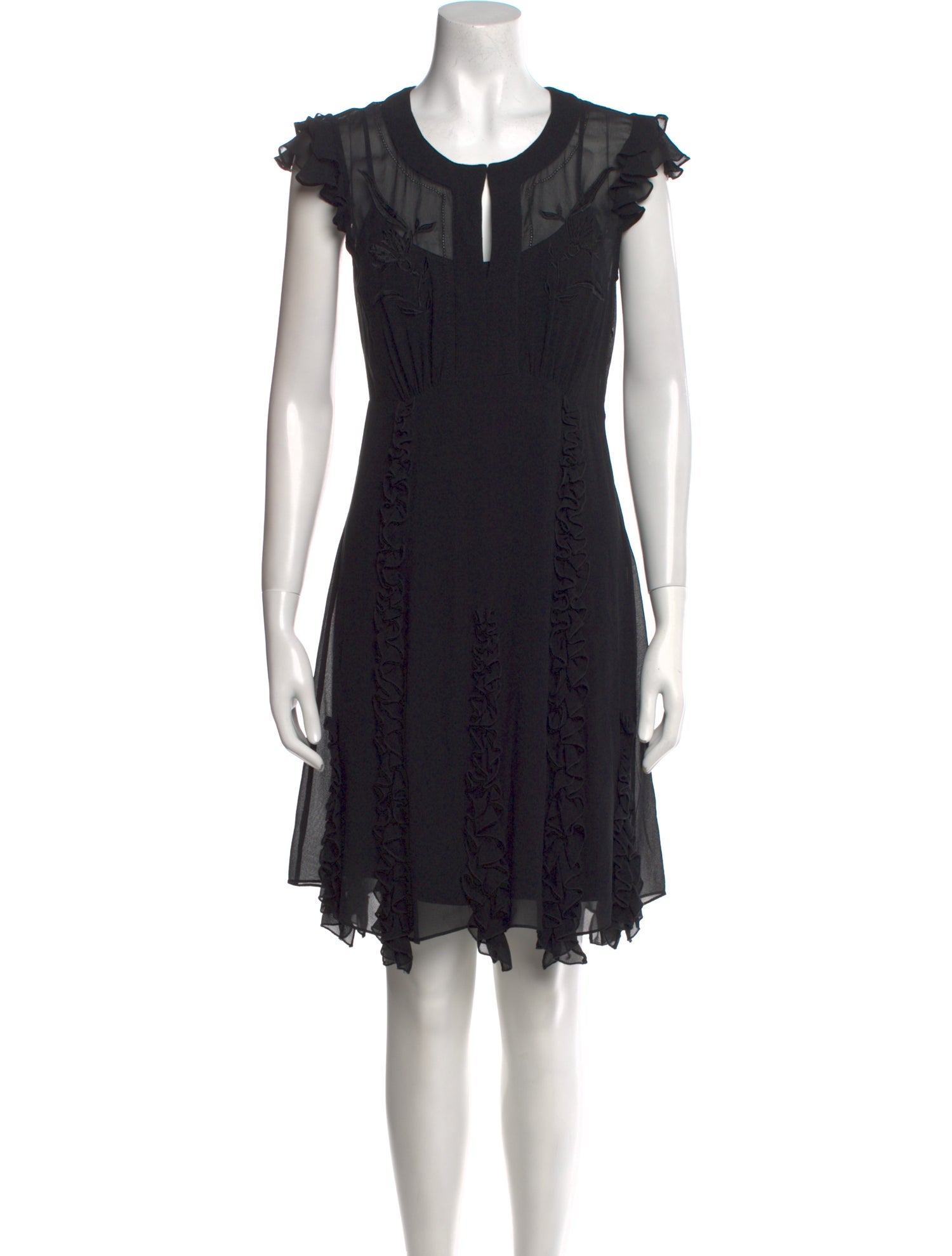 Temperley London Silk Knee-Length Dress