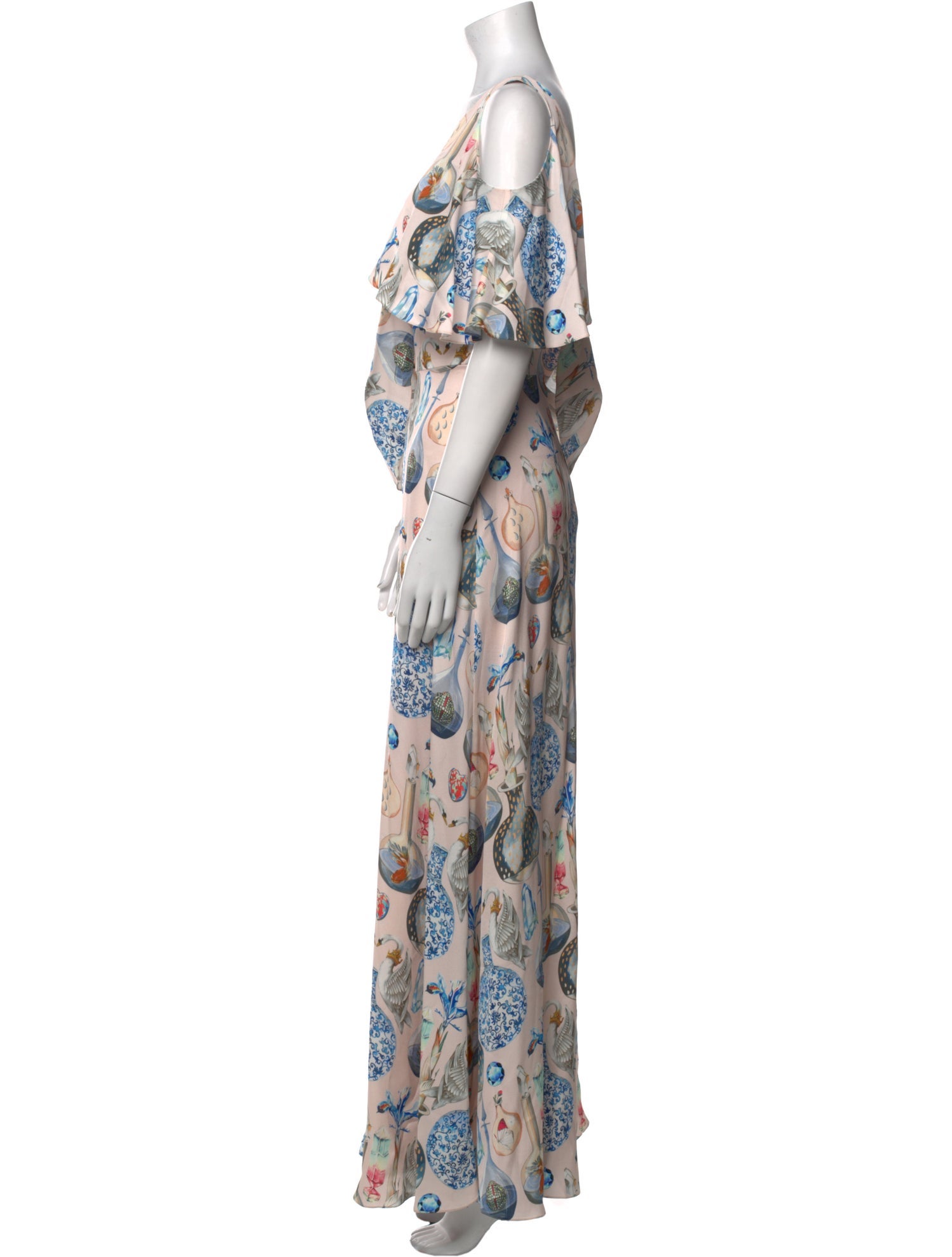 Temperley London Paisley Print Long Dress w/ Tags