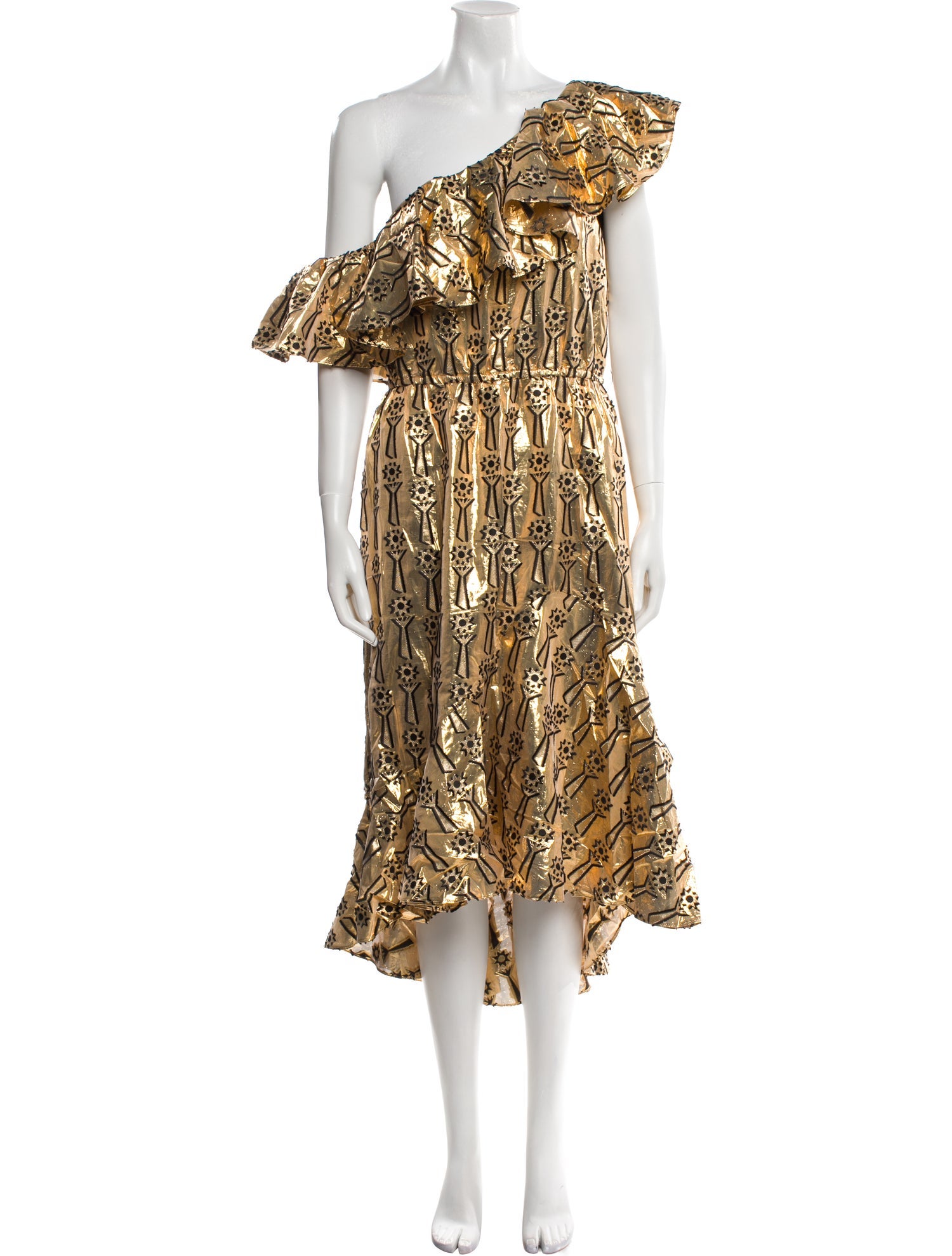 Temperley London Printed Long Dress w/ Tags