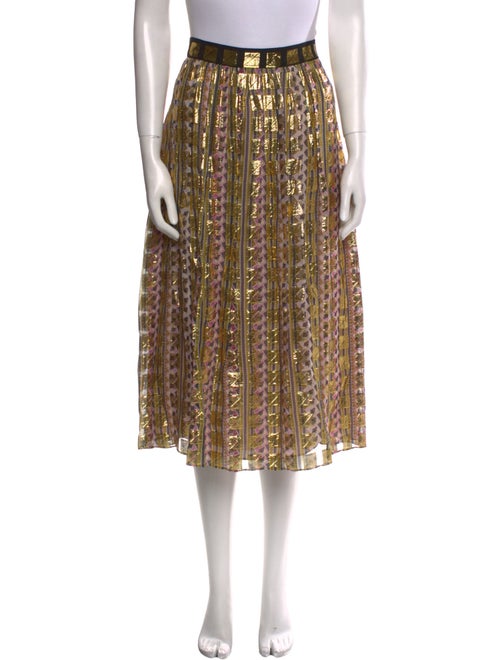 Temperley London Printed Midi Length Skirt