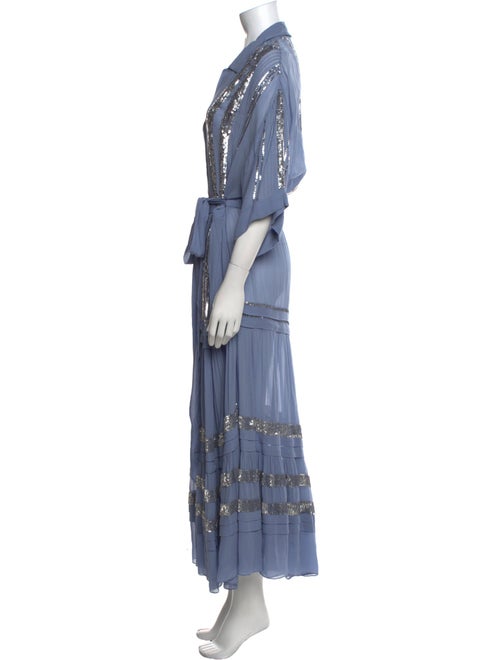 Temperley London V-Neck Long Dress