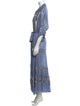 Temperley London V-Neck Long Dress