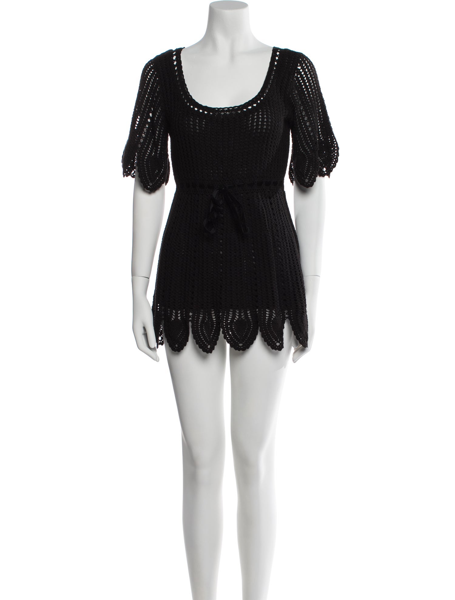 Temperley London Scoop Neck Mini Dress