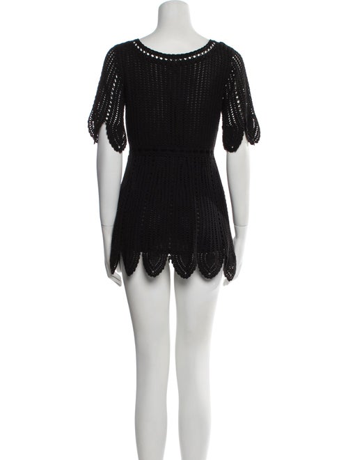 Temperley London Scoop Neck Mini Dress