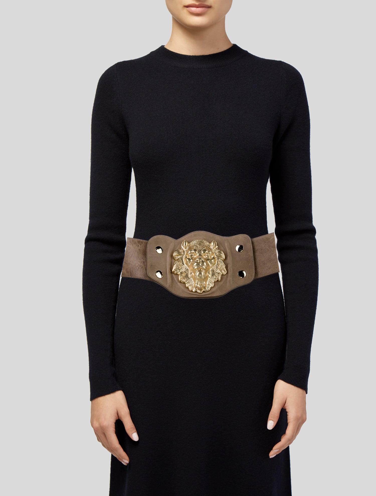 Temperley London Wide Leather Waist Belt
