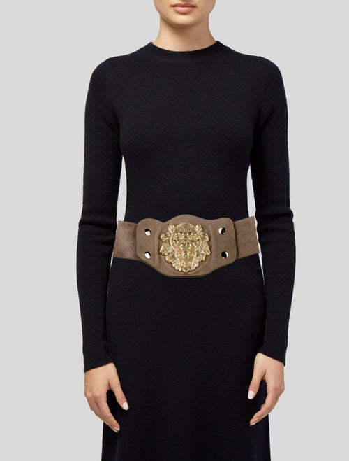 Temperley London Wide Leather Waist Belt