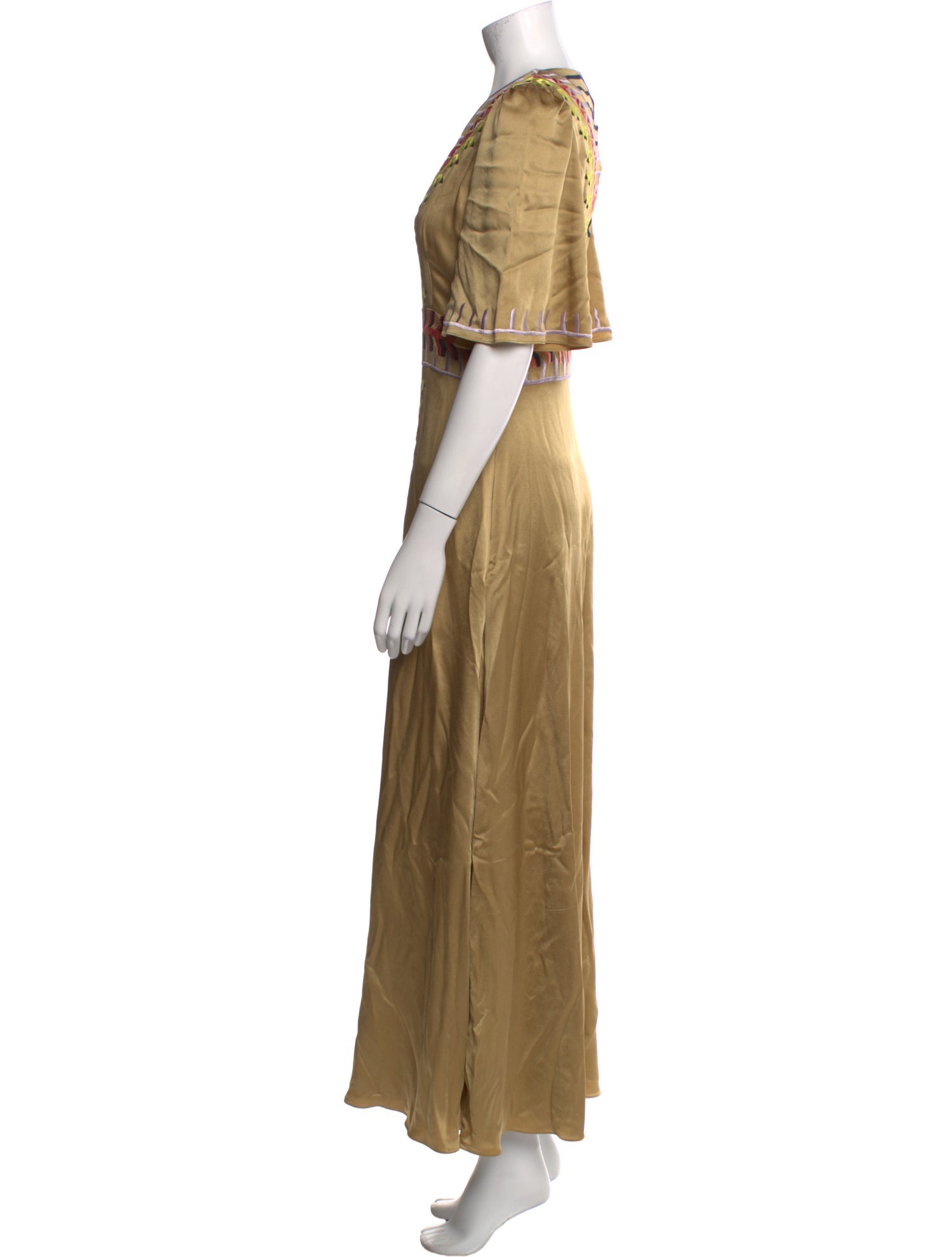 Temperley London Graphic Print Long Dress w/ Tags