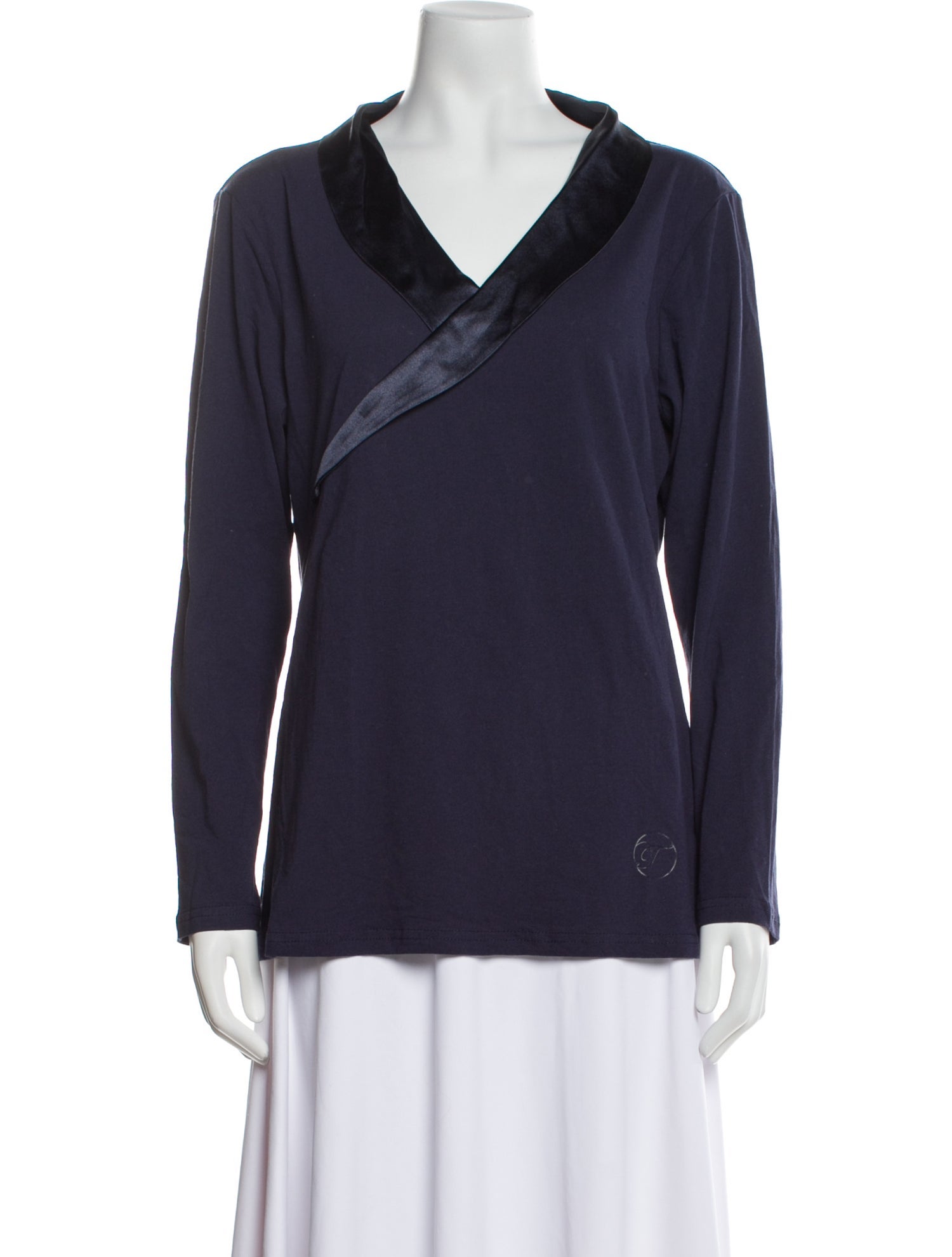 Temperley London V-Neck Long Sleeve Sweatshirt