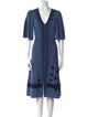 Temperley London Merino Wool Midi Length Dress