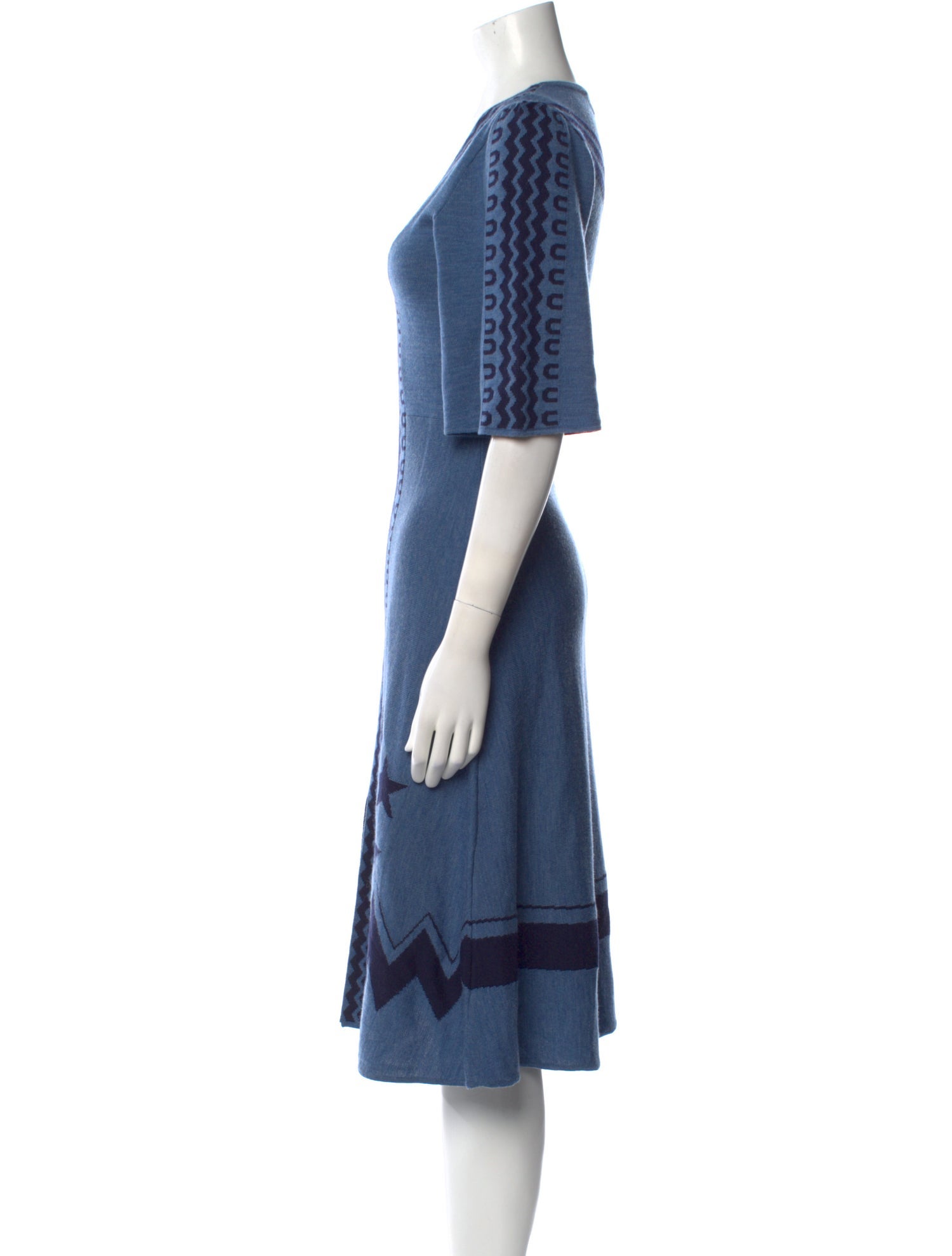 Temperley London Merino Wool Midi Length Dress