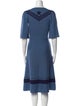 Temperley London Merino Wool Midi Length Dress