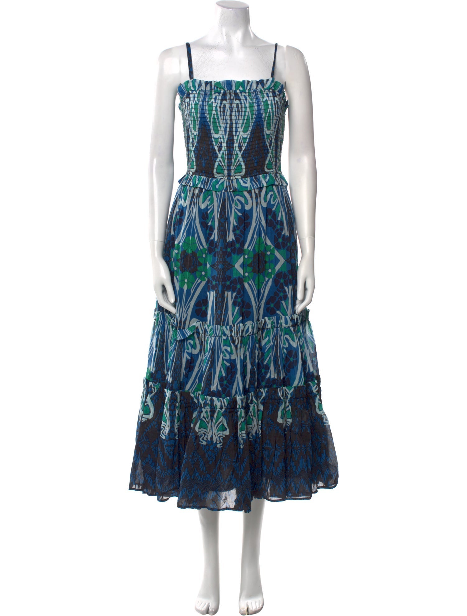 Temperley London Printed Long Dress