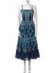 Temperley London Printed Long Dress