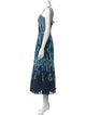 Temperley London Printed Long Dress