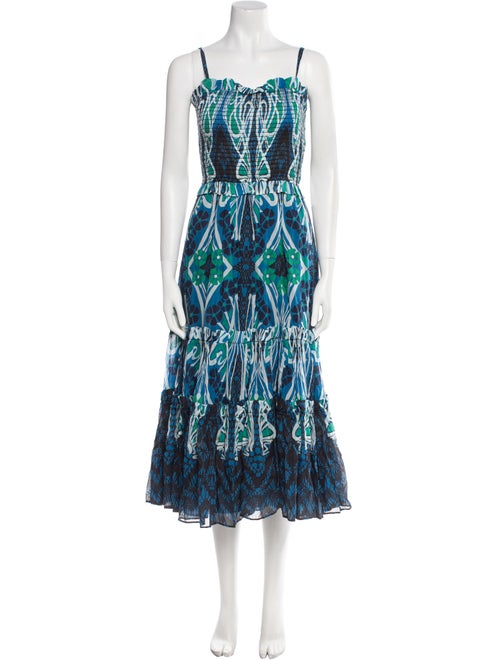 Temperley London Printed Midi Length Dress