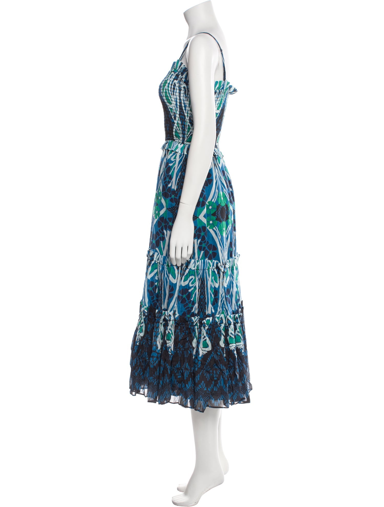 Temperley London Printed Midi Length Dress