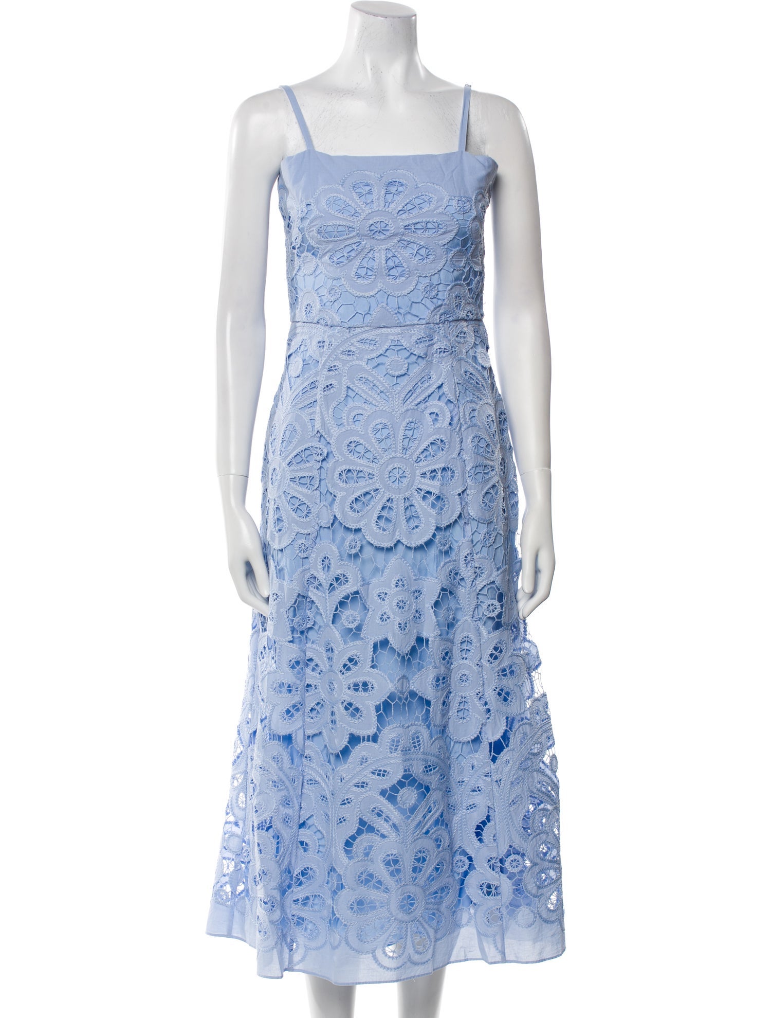 Temperley London Lace Pattern Long Dress