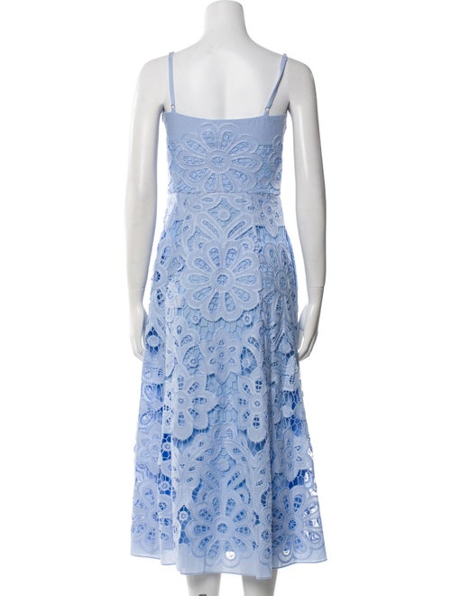 Temperley London Lace Pattern Long Dress