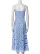 Temperley London Lace Pattern Long Dress