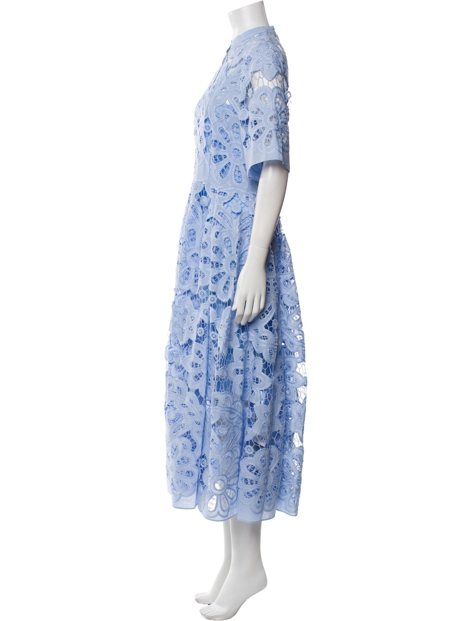 Temperley London Floral Print Long Dress