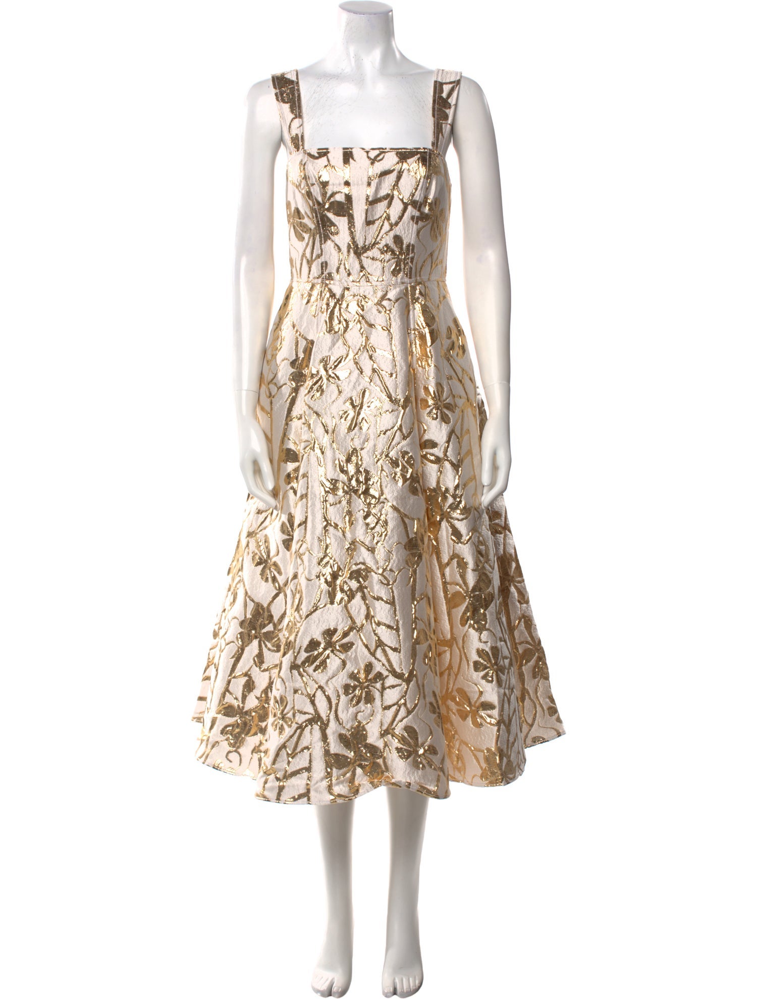 Temperley London Floral Print Long Dress