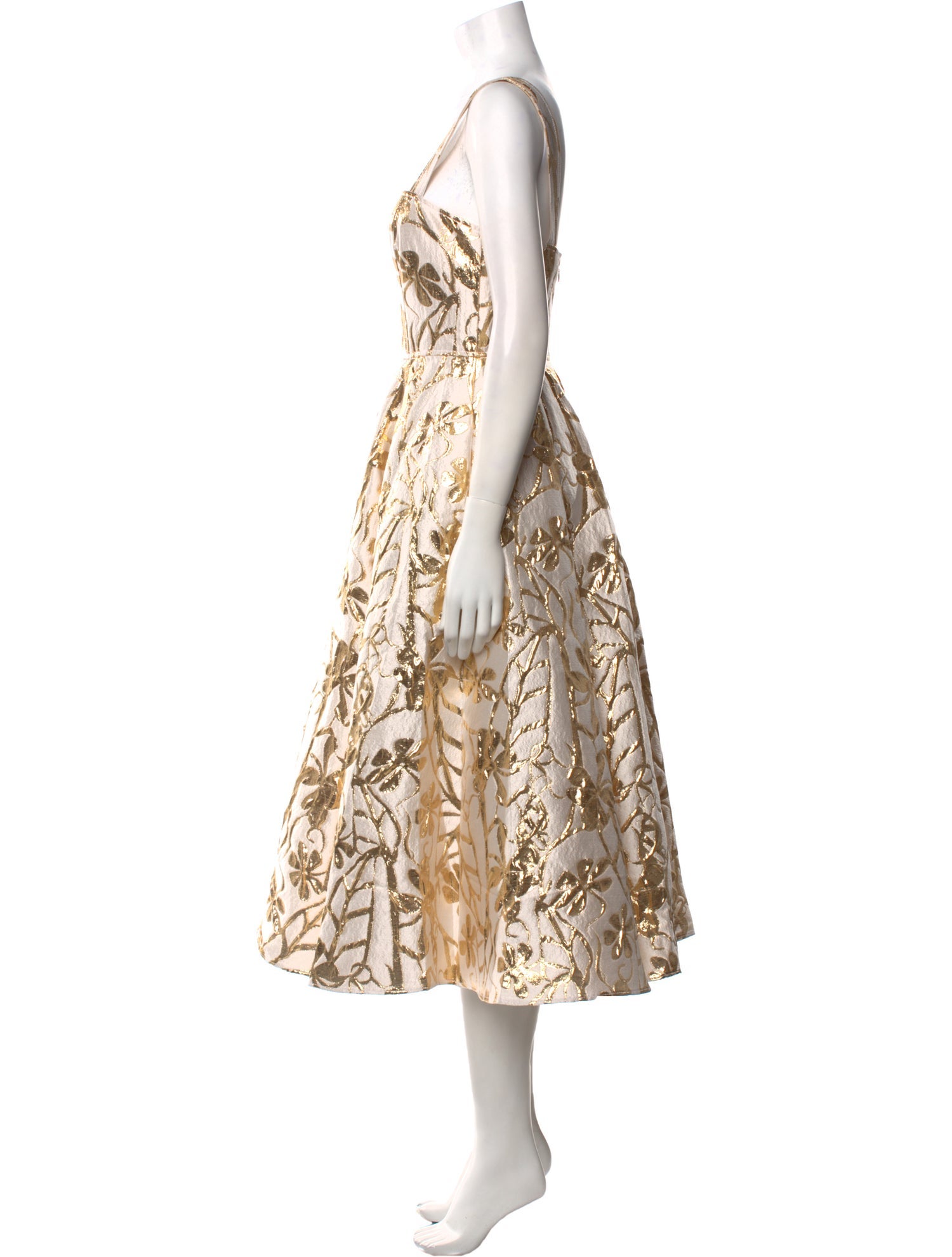 Temperley London Floral Print Long Dress