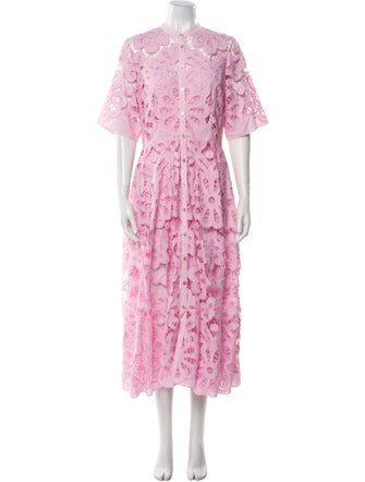 Temperley London Floral Print Long Dress