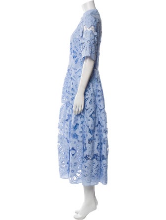 Temperley London Floral Print Long Dress