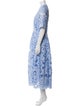 Temperley London Floral Print Long Dress