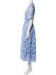 Temperley London Floral Print Long Dress