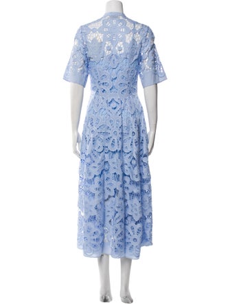Temperley London Floral Print Long Dress
