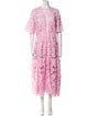 Temperley London Lace Pattern Long Dress