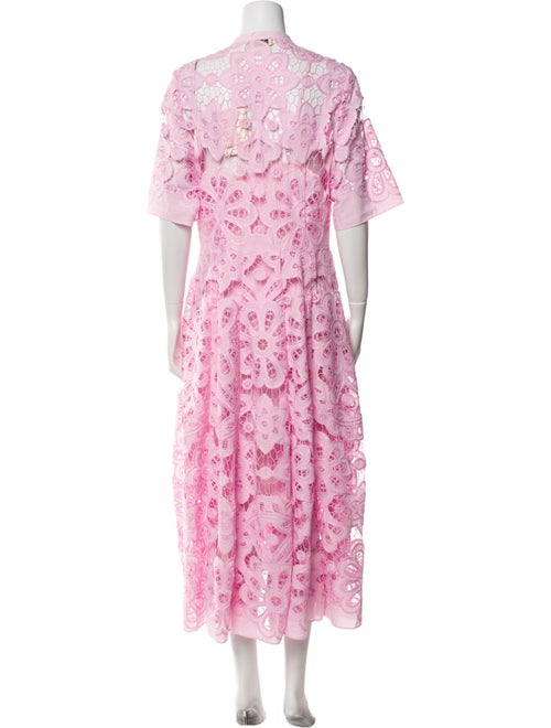 Temperley London Lace Pattern Long Dress