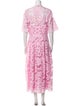 Temperley London Lace Pattern Long Dress