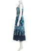 Temperley London Printed Long Dress