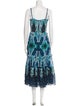 Temperley London Printed Long Dress
