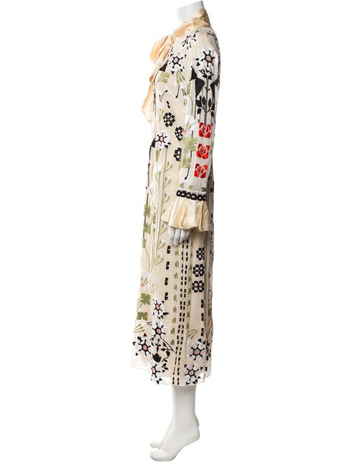 Temperley London Floral Print Long Dress