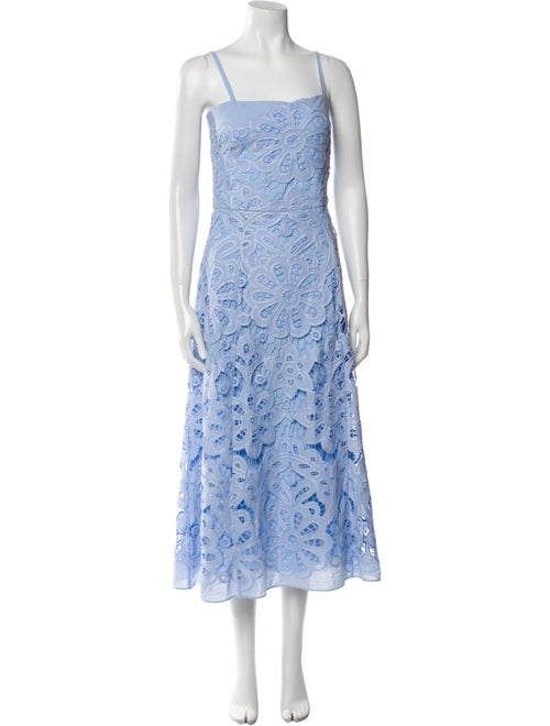 Temperley London Lace Pattern Long Dress
