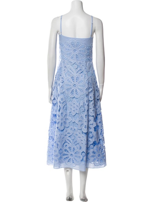 Temperley London Lace Pattern Long Dress