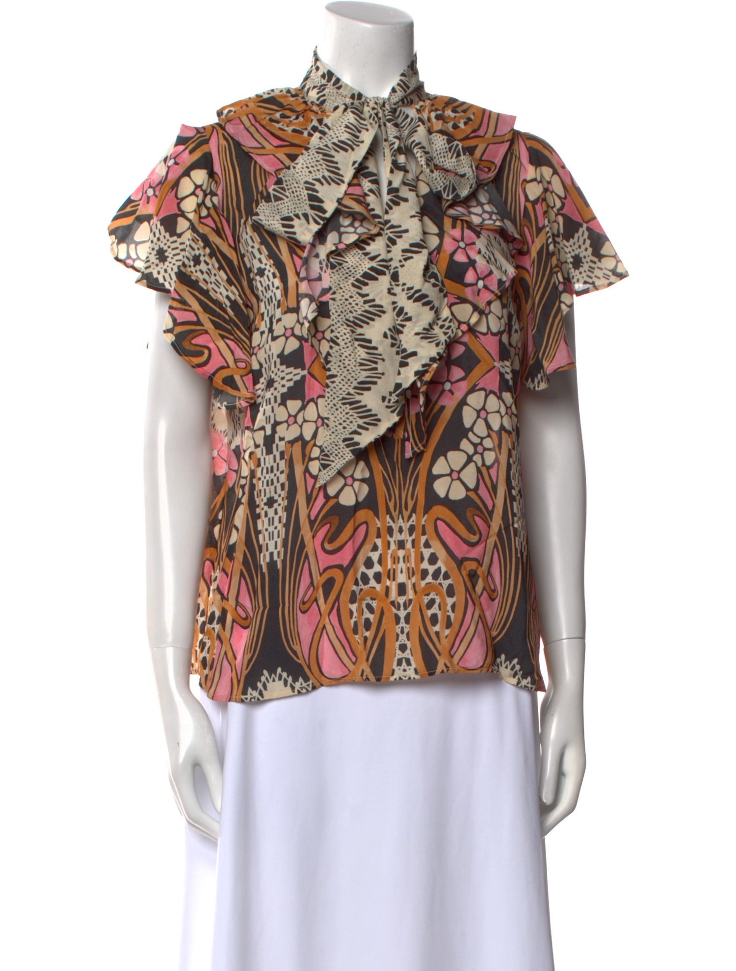 Temperley London Silk Printed Blouse