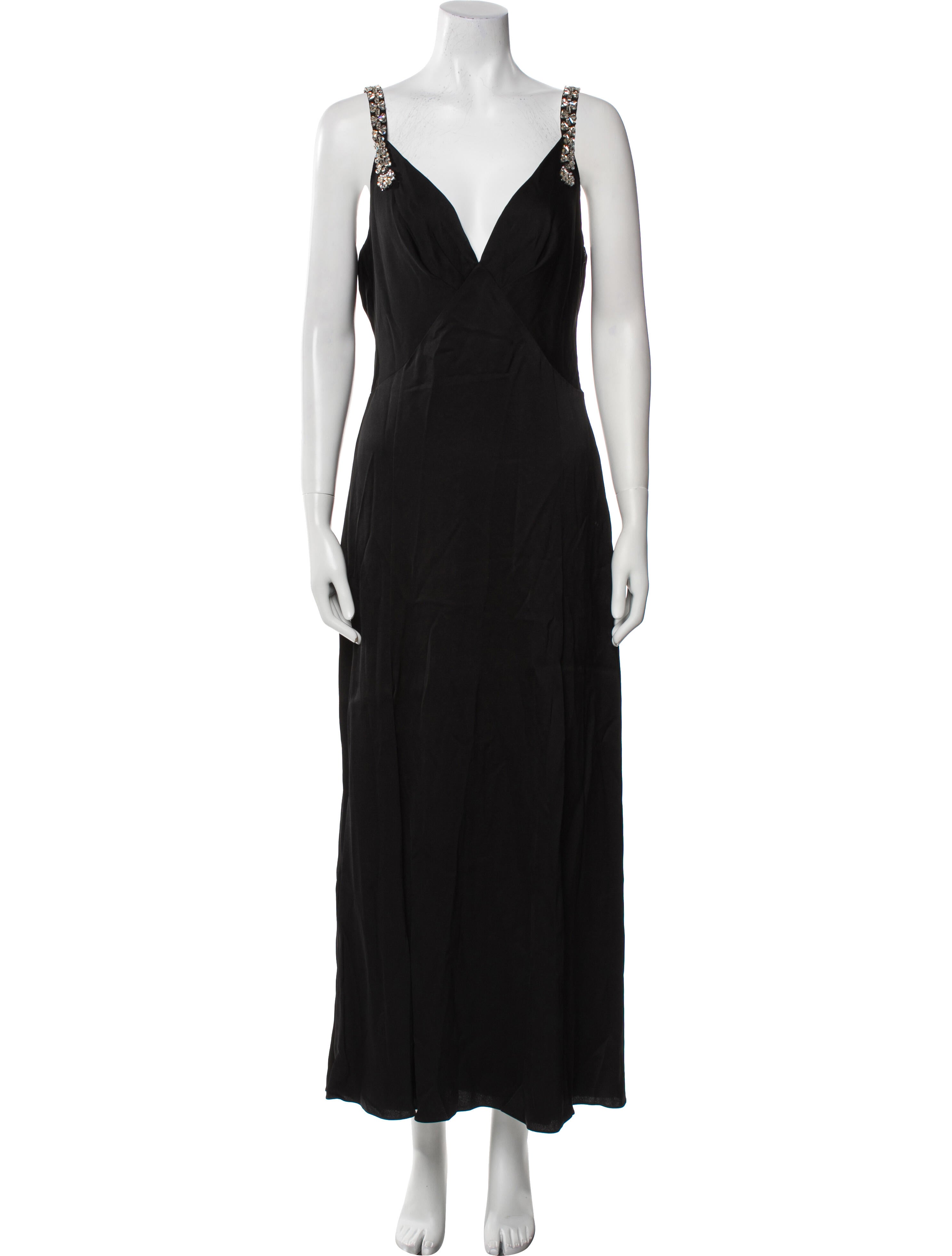 Temperley London V-Neck Long Dress