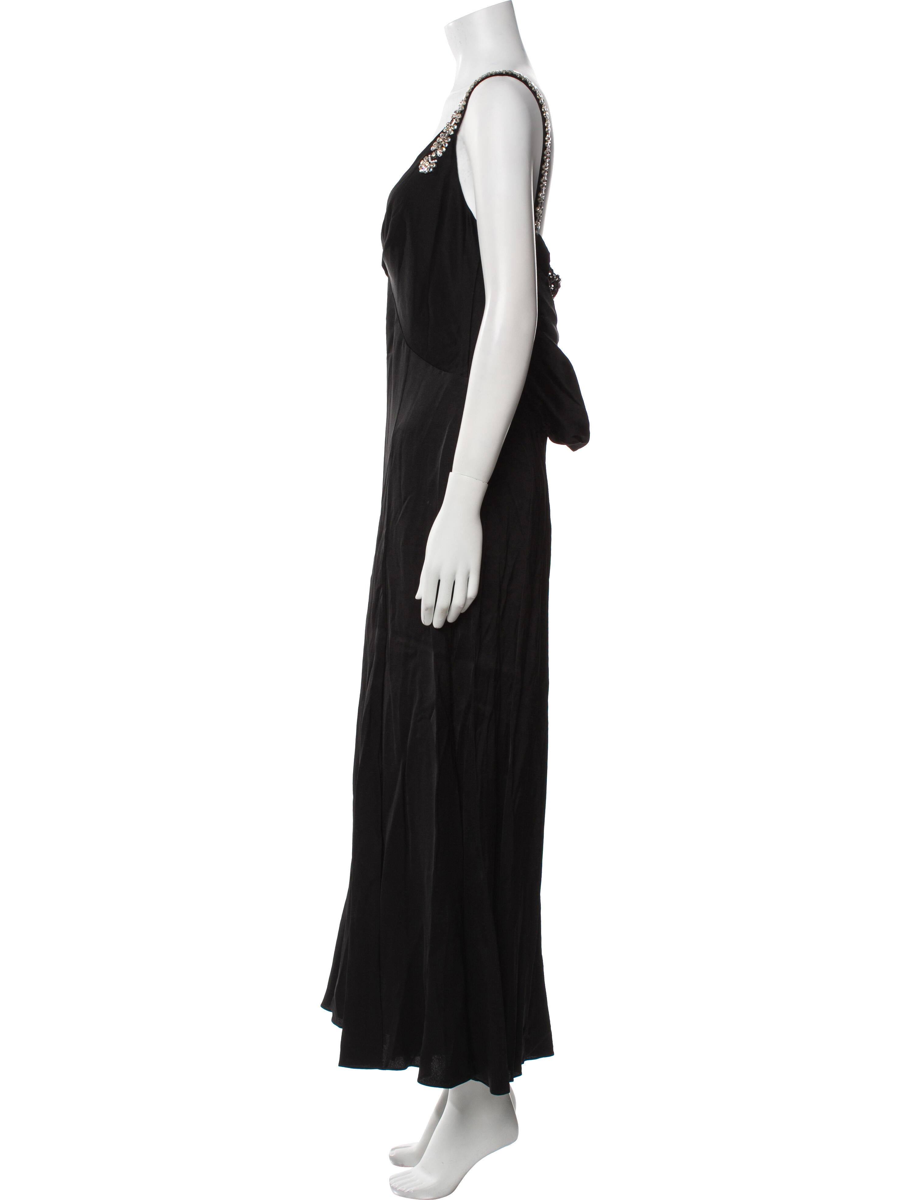 Temperley London V-Neck Long Dress
